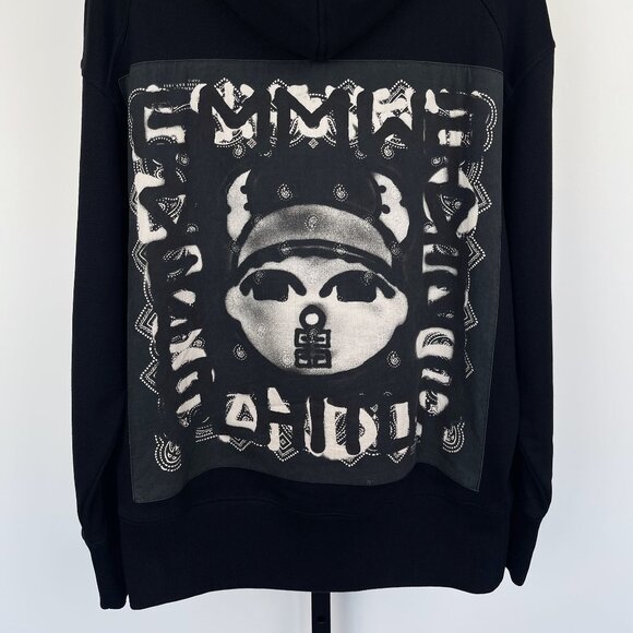Givenchy: RARE Embroidered 4G Chito Boy Graffiti Bandana Hoodie SS22 - Picture 2 of 13